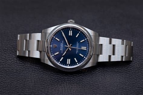 rolex oyster perpetual navy blue|rolex oyster perpetual price new.